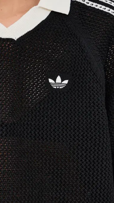 adidas Crochet Polo Black | Thumbnail 6 adidas Crochet Polo Black | Thumbnail 6