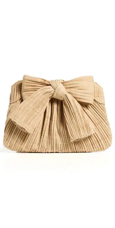 Loeffler Randall Rayne Pleated Bow Clutch | Thumbnail 1 Loeffler Randall Rayne Pleated Bow Clutch | Thumbnail 1