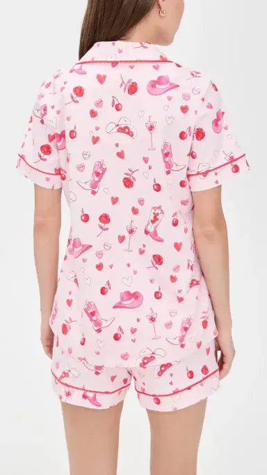 BedHead PJs Giddy Up Galentine Short Pajama Set Giddy Up Galentine | Thumbnail 3 BedHead PJs Giddy Up Galentine Short Pajama Set Giddy Up Galentine | Thumbnail 3
