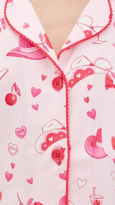 BedHead PJs Giddy Up Galentine Short Pajama Set Giddy Up Galentine | Thumbnail 6 BedHead PJs Giddy Up Galentine Short Pajama Set Giddy Up Galentine | Thumbnail 6