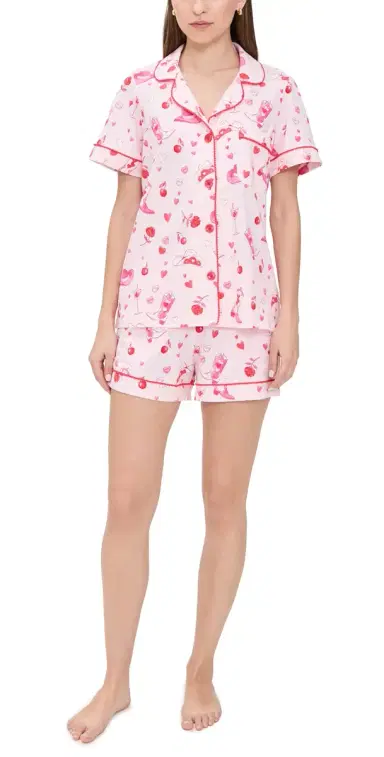 BedHead PJs Giddy Up Galentine Short Pajama Set Giddy Up Galentine | Thumbnail 1 BedHead PJs Giddy Up Galentine Short Pajama Set Giddy Up Galentine | Thumbnail 1