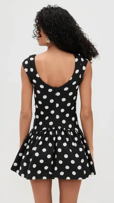 Peixoto Sophia Mini Dress Black/White Polka Dots | Thumbnail 3 Peixoto Sophia Mini Dress Black/White Polka Dots | Thumbnail 3