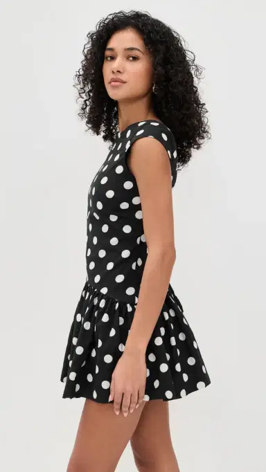 Peixoto Sophia Mini Dress Black/White Polka Dots | Thumbnail 4 Peixoto Sophia Mini Dress Black/White Polka Dots | Thumbnail 4