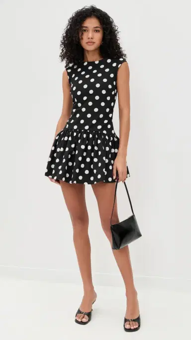 Peixoto Sophia Mini Dress Black/White Polka Dots | Thumbnail 5 Peixoto Sophia Mini Dress Black/White Polka Dots | Thumbnail 5