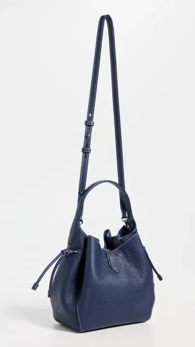 Polo Ralph Lauren Shiny Drum Pebble Crossbody Bucket Bag | Thumbnail 4 Polo Ralph Lauren Shiny Drum Pebble Crossbody Bucket Bag | Thumbnail 4