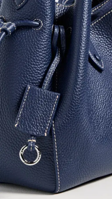 Polo Ralph Lauren Shiny Drum Pebble Crossbody Bucket Bag | Thumbnail 5 Polo Ralph Lauren Shiny Drum Pebble Crossbody Bucket Bag | Thumbnail 5