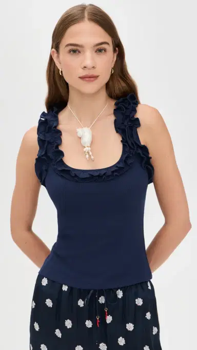 ROAME. Paloma Tank Navy | Thumbnail 2 ROAME. Paloma Tank Navy | Thumbnail 2