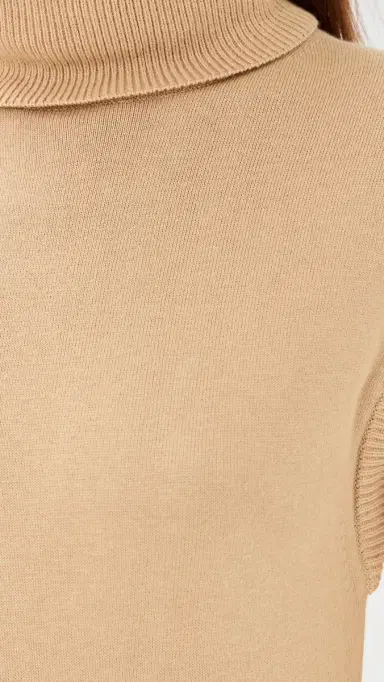 SIMKHAI Turtleneck Dress ight Camel | Thumbnail 6 SIMKHAI Turtleneck Dress ight Camel | Thumbnail 6