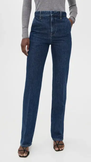 A.L.C. A. L.C. The 3 Trouser Jeans Dark Classic Blue | Thumbnail 2 A.L.C. A. L.C. The 3 Trouser Jeans Dark Classic Blue | Thumbnail 2