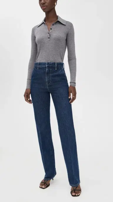 A.L.C. A. L.C. The 3 Trouser Jeans Dark Classic Blue | Thumbnail 5 A.L.C. A. L.C. The 3 Trouser Jeans Dark Classic Blue | Thumbnail 5