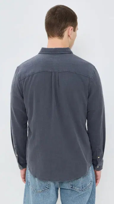 Marine Layer Classic tretch elvage Shirt India Ink | Thumbnail 3 Marine Layer Classic tretch elvage Shirt India Ink | Thumbnail 3