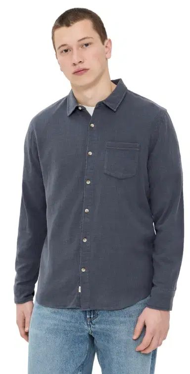 Marine Layer Classic tretch elvage Shirt India Ink | Thumbnail 1 Marine Layer Classic tretch elvage Shirt India Ink | Thumbnail 1