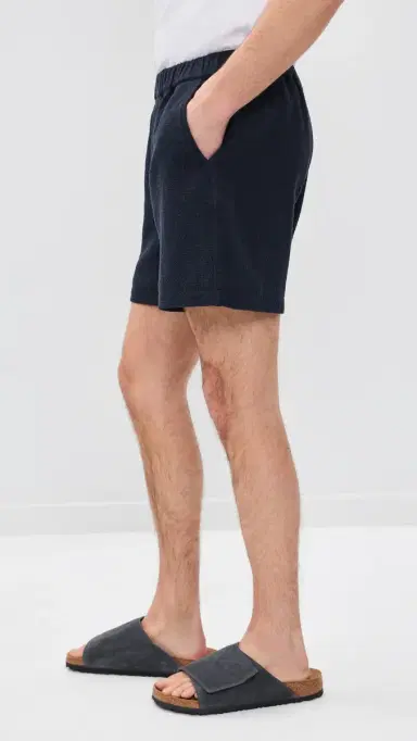 FRAME Open Weave Shorts 5 Dark Navy | Thumbnail 5 FRAME Open Weave Shorts 5 Dark Navy | Thumbnail 5