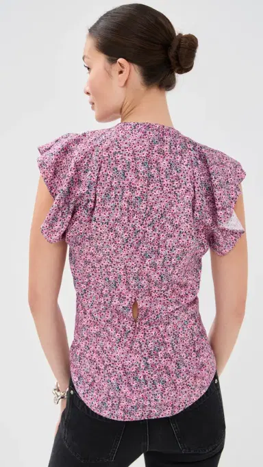 Isabel Marant Lonea Top Pink | Thumbnail 3 Isabel Marant Lonea Top Pink | Thumbnail 3