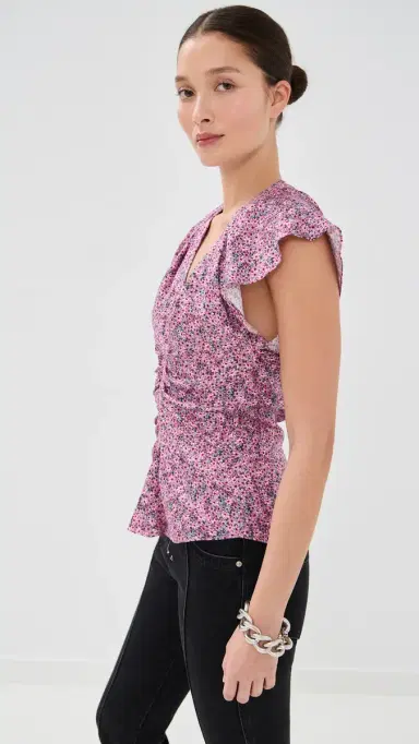 Isabel Marant Lonea Top Pink | Thumbnail 4 Isabel Marant Lonea Top Pink | Thumbnail 4