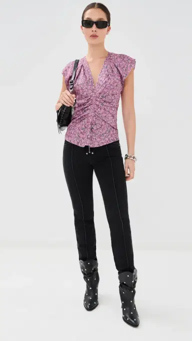 Isabel Marant Lonea Top Pink | Thumbnail 5 Isabel Marant Lonea Top Pink | Thumbnail 5