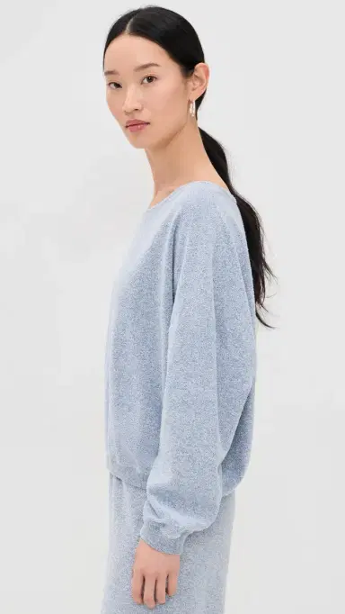 American Vintage Cluway Sweatshirt Antarctique Chine | Thumbnail 4 American Vintage Cluway Sweatshirt Antarctique Chine | Thumbnail 4