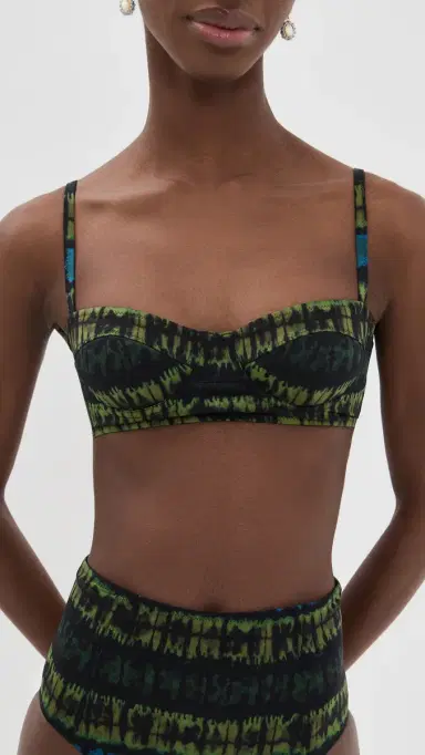 Ulla Johnson Zahara Bikini Top agoon | Thumbnail 2 Ulla Johnson Zahara Bikini Top agoon | Thumbnail 2