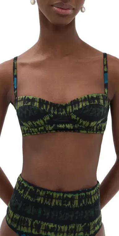 Ulla Johnson Zahara Bikini Top agoon | Thumbnail 1 Ulla Johnson Zahara Bikini Top agoon | Thumbnail 1