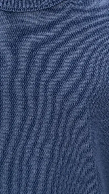 Alex Mill Gabriel Crew Neck Sweater In Cotton Linen Worn Denim | Thumbnail 6 Alex Mill Gabriel Crew Neck Sweater In Cotton Linen Worn Denim | Thumbnail 6
