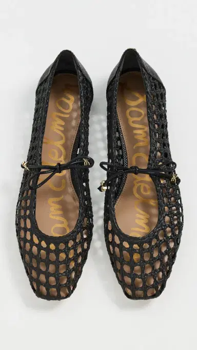 Sam Edelman Marcie Woven Mary Jane Flats Black 8 | Thumbnail 2 Sam Edelman Marcie Woven Mary Jane Flats Black 8 | Thumbnail 2