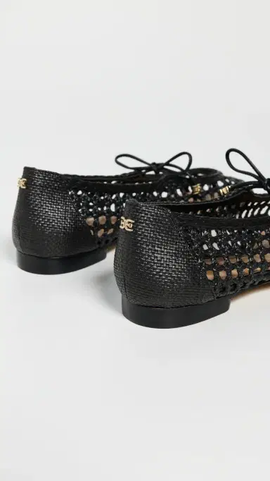 Sam Edelman Marcie Woven Mary Jane Flats Black 8 | Thumbnail 4 Sam Edelman Marcie Woven Mary Jane Flats Black 8 | Thumbnail 4