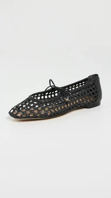 Sam Edelman Marcie Woven Mary Jane Flats Black 8 | Thumbnail 5 Sam Edelman Marcie Woven Mary Jane Flats Black 8 | Thumbnail 5
