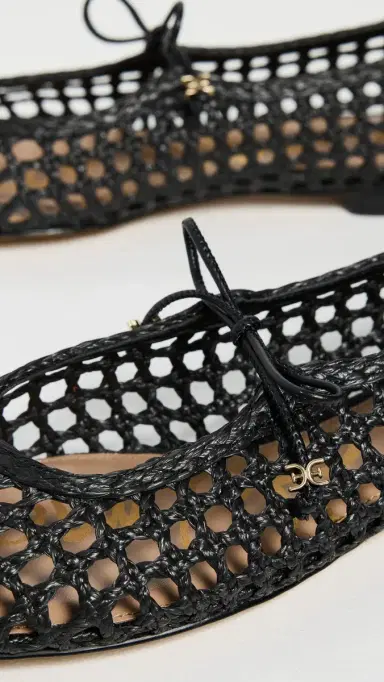 Sam Edelman Marcie Woven Mary Jane Flats Black 8 | Thumbnail 6 Sam Edelman Marcie Woven Mary Jane Flats Black 8 | Thumbnail 6