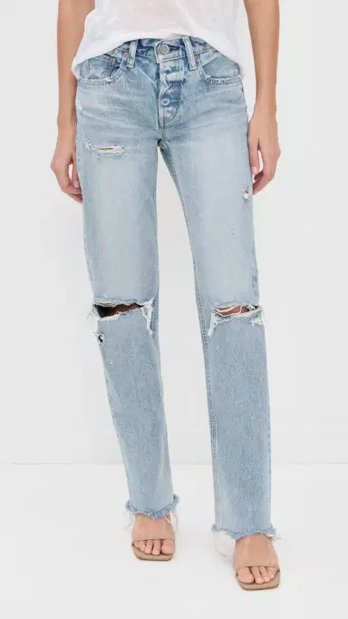 MOUSSY VINTAGE Odessa Straight Low Jeans Light Blue | Thumbnail 2 MOUSSY VINTAGE Odessa Straight Low Jeans Light Blue | Thumbnail 2