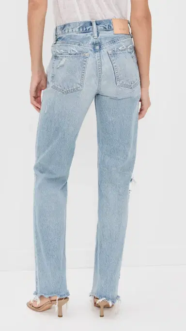 MOUSSY VINTAGE Odessa Straight Low Jeans Light Blue | Thumbnail 3 MOUSSY VINTAGE Odessa Straight Low Jeans Light Blue | Thumbnail 3