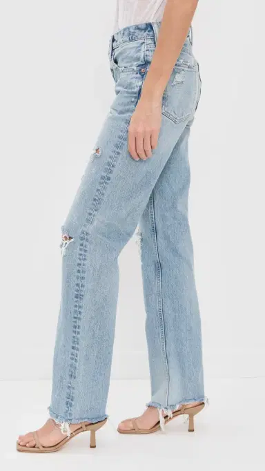 MOUSSY VINTAGE Odessa Straight Low Jeans Light Blue | Thumbnail 4 MOUSSY VINTAGE Odessa Straight Low Jeans Light Blue | Thumbnail 4