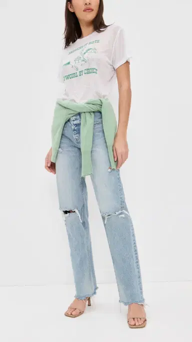 MOUSSY VINTAGE Odessa Straight Low Jeans Light Blue | Thumbnail 5 MOUSSY VINTAGE Odessa Straight Low Jeans Light Blue | Thumbnail 5