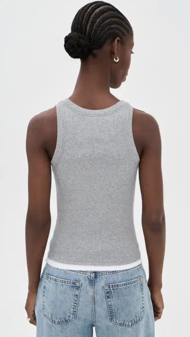 Velvet Orion Tank Top Heather Grey/White | Thumbnail 3 Velvet Orion Tank Top Heather Grey/White | Thumbnail 3