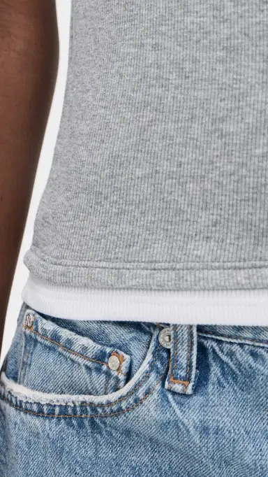 Velvet Orion Tank Top Heather Grey/White | Thumbnail 6 Velvet Orion Tank Top Heather Grey/White | Thumbnail 6