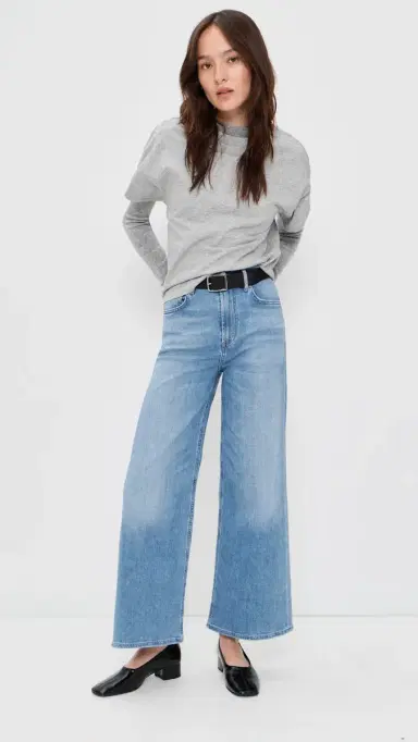 Citizens of Humanity Lyra Wide Leg Crop Jeans Andante 27 | Thumbnail 2 Citizens of Humanity Lyra Wide Leg Crop Jeans Andante 27 | Thumbnail 2
