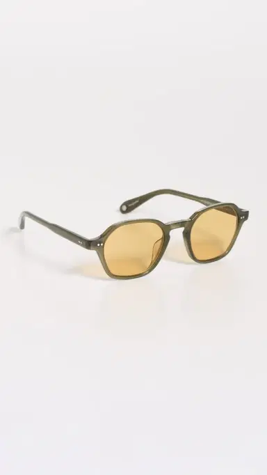Garrett Leight Temescal Sunglasses Evgrn/Sfpmp One Size | Thumbnail 5 Garrett Leight Temescal Sunglasses Evgrn/Sfpmp One Size | Thumbnail 5
