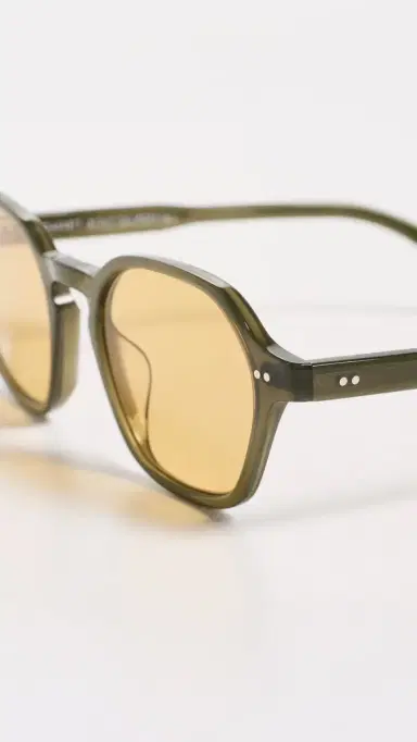 Garrett Leight Temescal Sunglasses Evgrn/Sfpmp One Size | Thumbnail 6 Garrett Leight Temescal Sunglasses Evgrn/Sfpmp One Size | Thumbnail 6