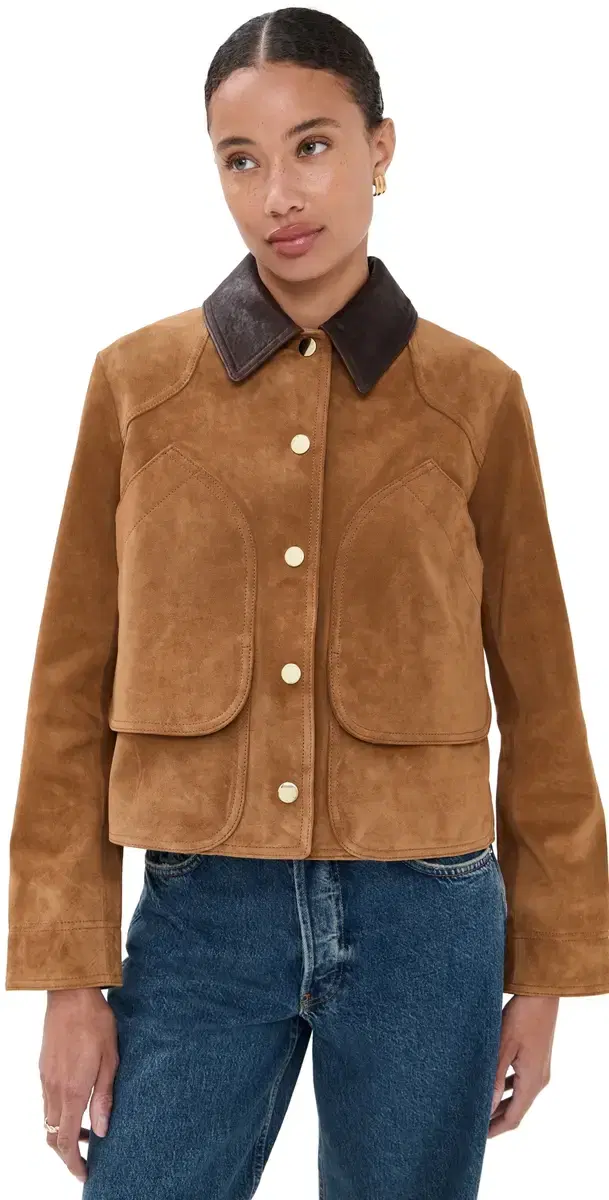 Walters eather Cropped Barn Jacket Whisky Walters eather Cropped Barn Jacket Whisky