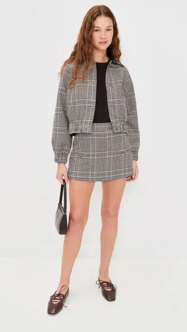 LE BOP Simone Skort Tan Plaid 8 | Thumbnail 5 LE BOP Simone Skort Tan Plaid 8 | Thumbnail 5