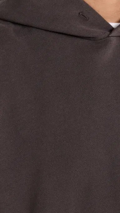 Madewell The McCarren Midweight Hoodie Sweatshirt Black Coal | Thumbnail 6 Madewell The McCarren Midweight Hoodie Sweatshirt Black Coal | Thumbnail 6