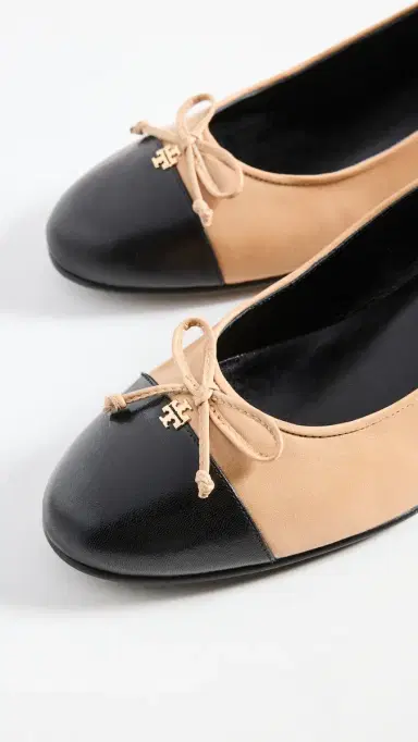 Tory Burch Bow Ballet Pumps 45mm Ginger Shortbread/Black | Thumbnail 6 Tory Burch Bow Ballet Pumps 45mm Ginger Shortbread/Black | Thumbnail 6