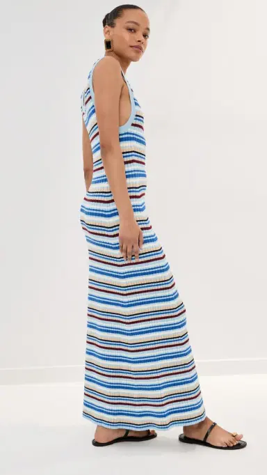 LE BOP Teller Dress Sky Multi Stripe S | Thumbnail 4 LE BOP Teller Dress Sky Multi Stripe S | Thumbnail 4