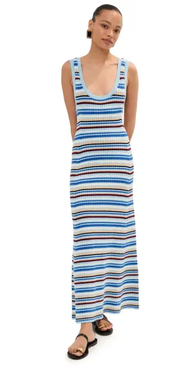 LE BOP Teller Dress Sky Multi Stripe S | Thumbnail 1 LE BOP Teller Dress Sky Multi Stripe S | Thumbnail 1
