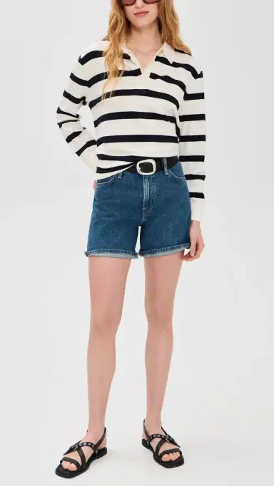 rag & bone Kaia Denim Shorts Cornflower 25 | Thumbnail 5 rag & bone Kaia Denim Shorts Cornflower 25 | Thumbnail 5