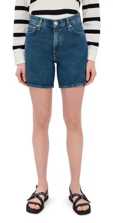 rag & bone Kaia Denim Shorts Cornflower 25 | Thumbnail 1 rag & bone Kaia Denim Shorts Cornflower 25 | Thumbnail 1
