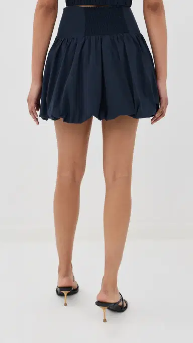SIMKHAI Pippa Bubble Mini Skirt idnight | Thumbnail 3 SIMKHAI Pippa Bubble Mini Skirt idnight | Thumbnail 3