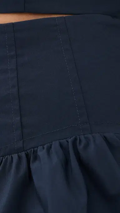 SIMKHAI Pippa Bubble Mini Skirt idnight | Thumbnail 6 SIMKHAI Pippa Bubble Mini Skirt idnight | Thumbnail 6