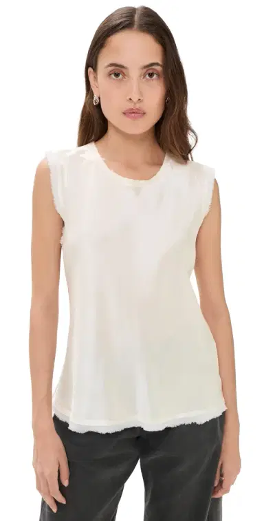 ALL THREE Amanda ilk Tank Off-White | Thumbnail 1 ALL THREE Amanda ilk Tank Off-White | Thumbnail 1
