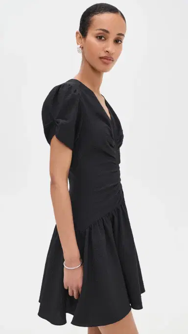 Shoshanna Fletcher Dress Jet | Thumbnail 4 Shoshanna Fletcher Dress Jet | Thumbnail 4