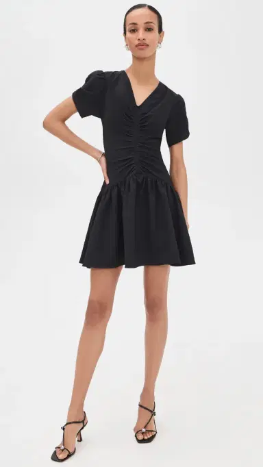 Shoshanna Fletcher Dress Jet | Thumbnail 5 Shoshanna Fletcher Dress Jet | Thumbnail 5